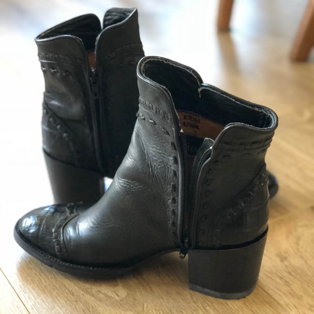 Luxury MEXICANA Leather booties